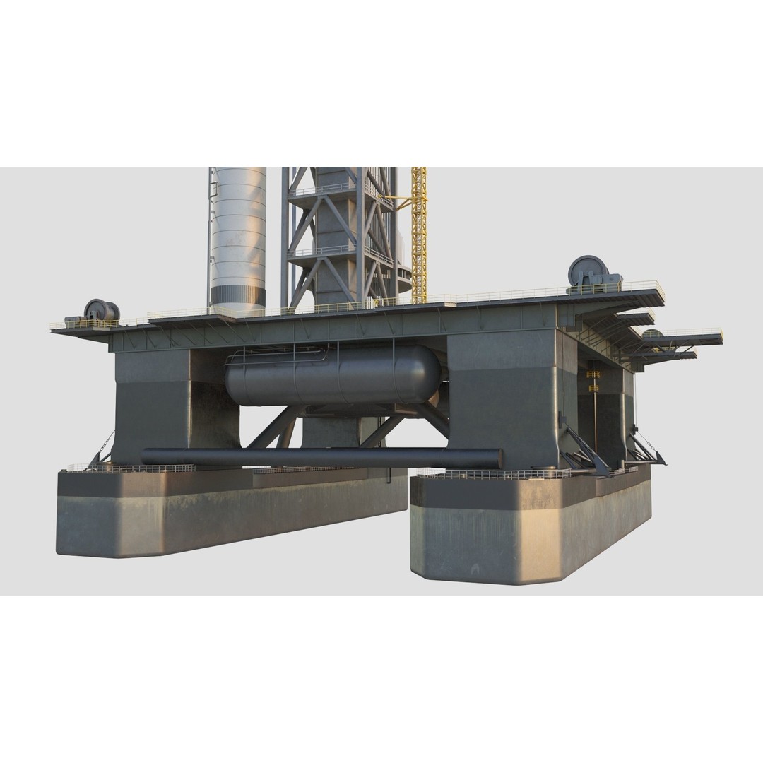 SpaceX Sea Launch Rocket Deimos Complex 3D Model – High Quality PBR Assets - View 14