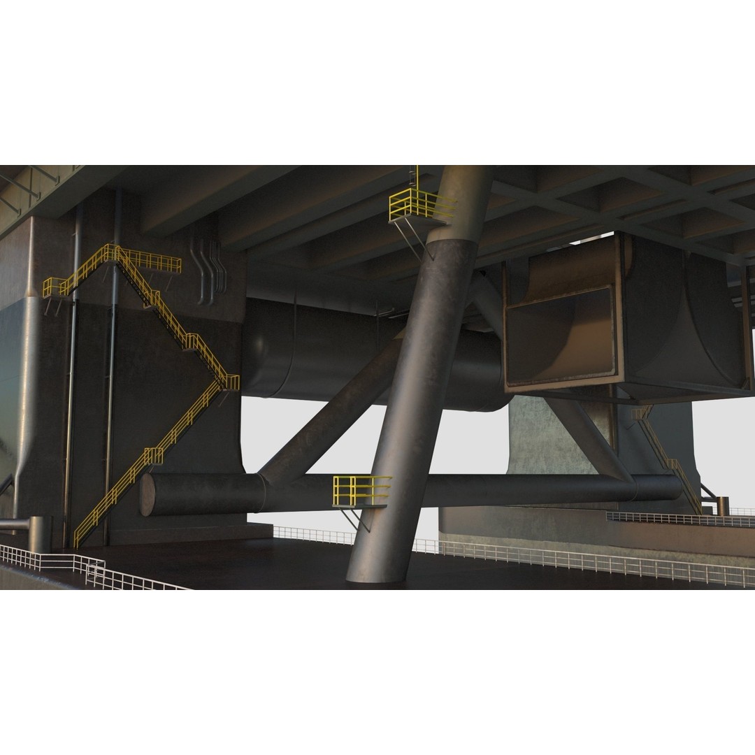 SpaceX Sea Launch Rocket Deimos Complex 3D Model – High Quality PBR Assets - View 15