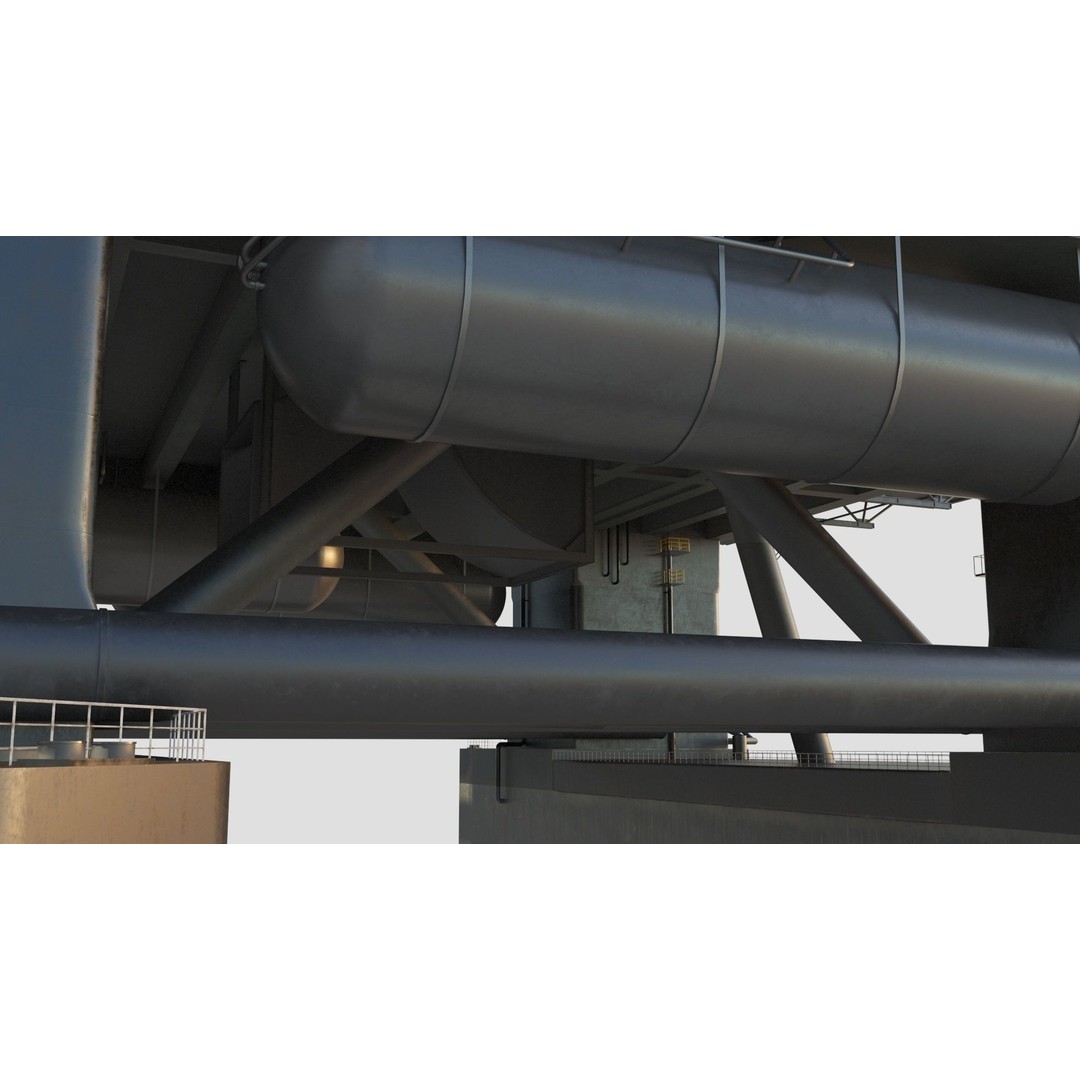 SpaceX Sea Launch Rocket Deimos Complex 3D Model – High Quality PBR Assets - View 17