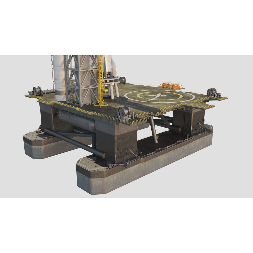 SpaceX Sea Launch Rocket Deimos Complex 3D Model – High Quality PBR Assets - View 21