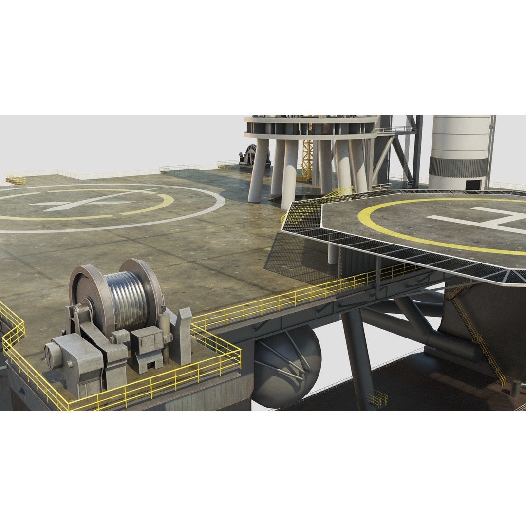 SpaceX Sea Launch Rocket Deimos Complex 3D Model – High Quality PBR Assets - View 25