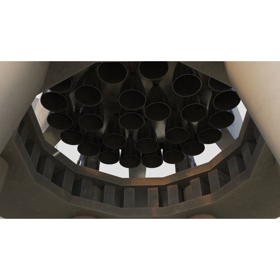 SpaceX Sea Launch Rocket Deimos Complex 3D Model – High Quality PBR Assets - View 29