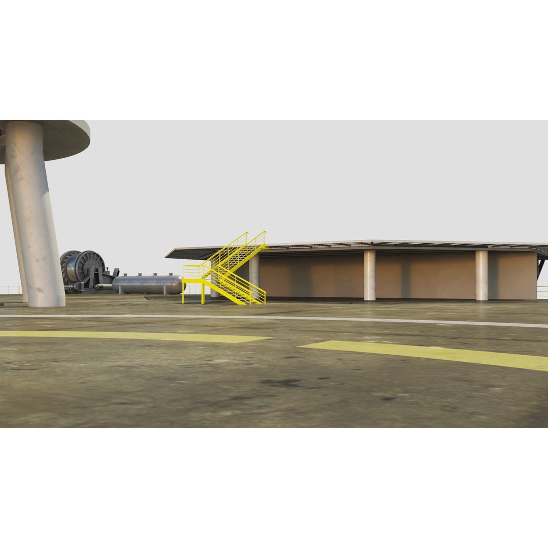 SpaceX Sea Launch Rocket Deimos Complex 3D Model – High Quality PBR Assets - View 30