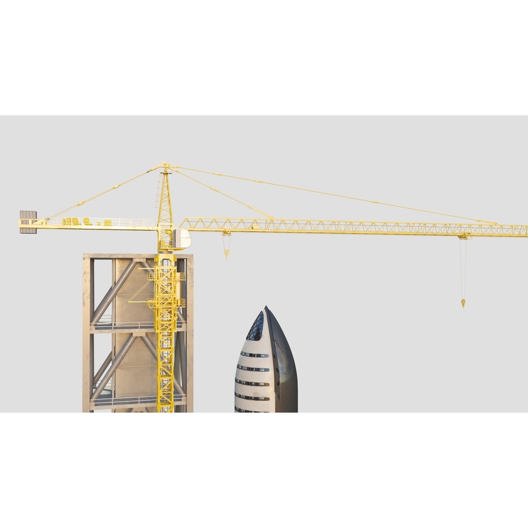 SpaceX Sea Launch Rocket Deimos Complex 3D Model – High Quality PBR Assets - View 41