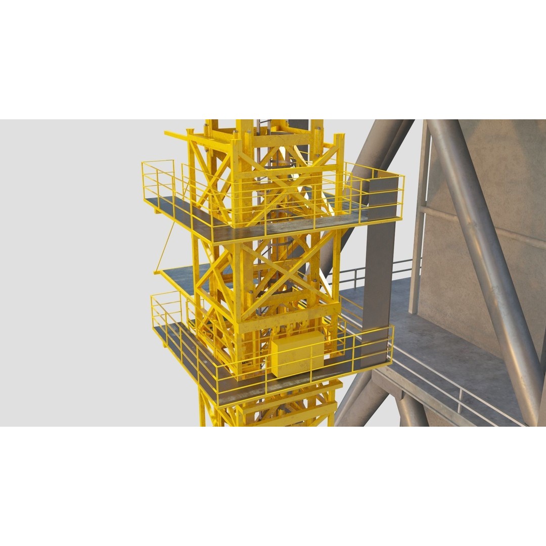 SpaceX Sea Launch Rocket Deimos Complex 3D Model – High Quality PBR Assets - View 48