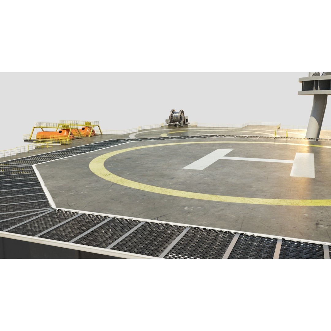 SpaceX Sea Launch Rocket Deimos Complex 3D Model – High Quality PBR Assets - View 50