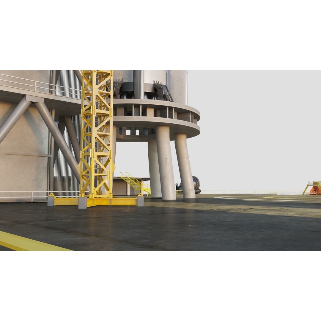 SpaceX Sea Launch Rocket Deimos Complex 3D Model – High Quality PBR Assets - View 51