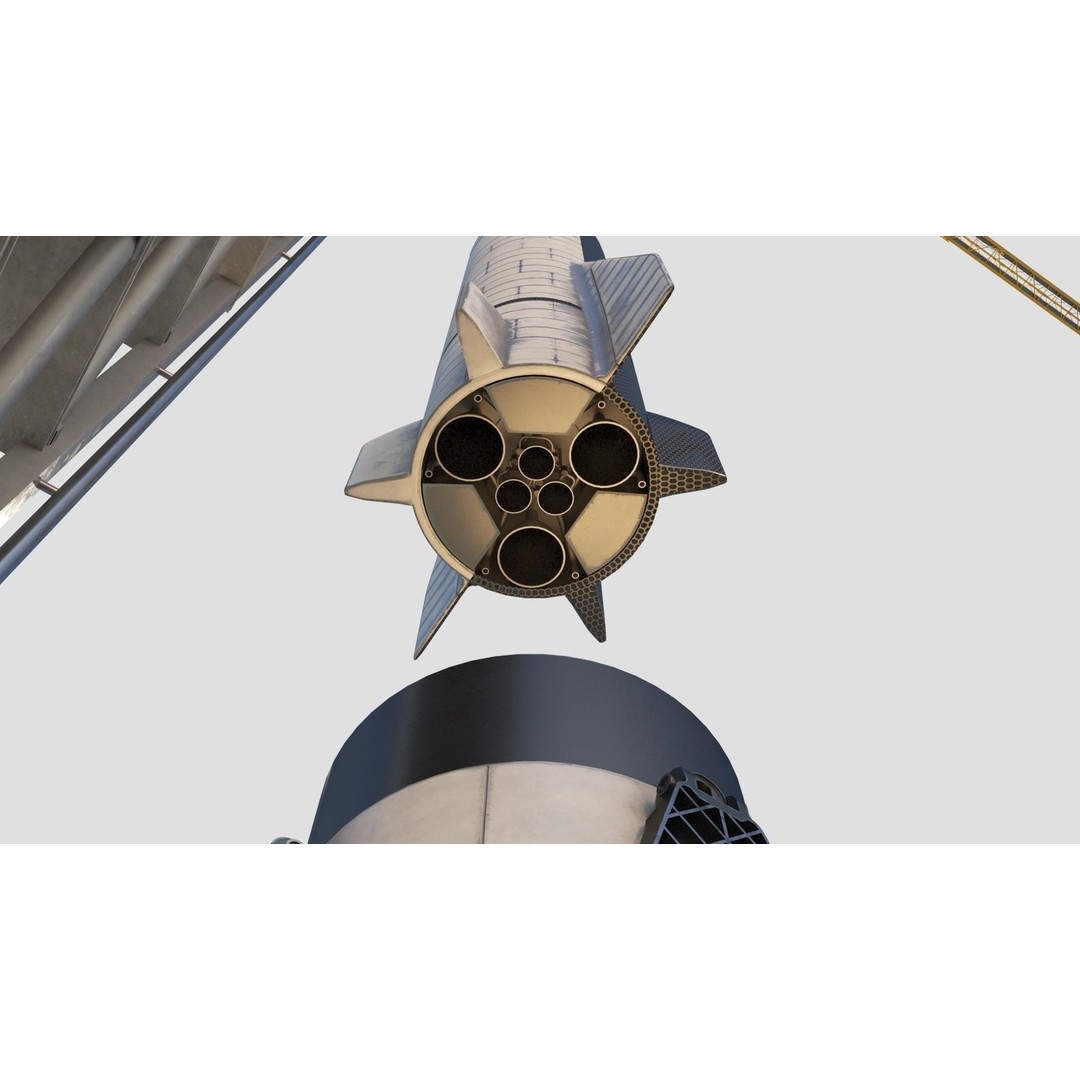 SpaceX Sea Launch Rocket Deimos Complex 3D Model – High Quality PBR Assets - View 52