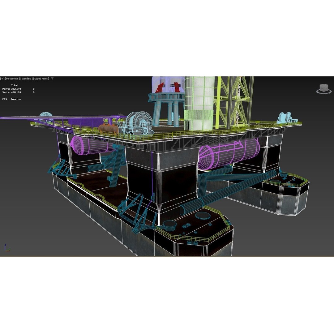 SpaceX Sea Launch Rocket Deimos Complex 3D Model – High Quality PBR Assets - View 55