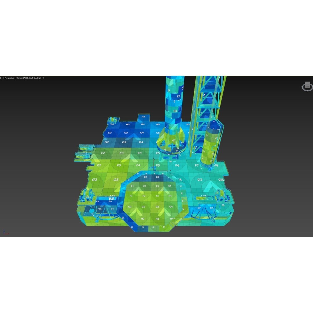 SpaceX Sea Launch Rocket Deimos Complex 3D Model – High Quality PBR Assets - View 64