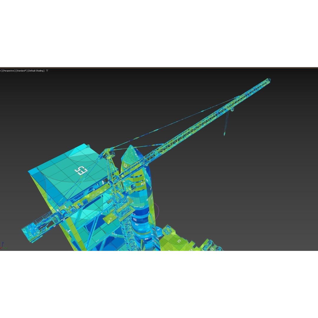 SpaceX Sea Launch Rocket Deimos Complex 3D Model – High Quality PBR Assets - View 66
