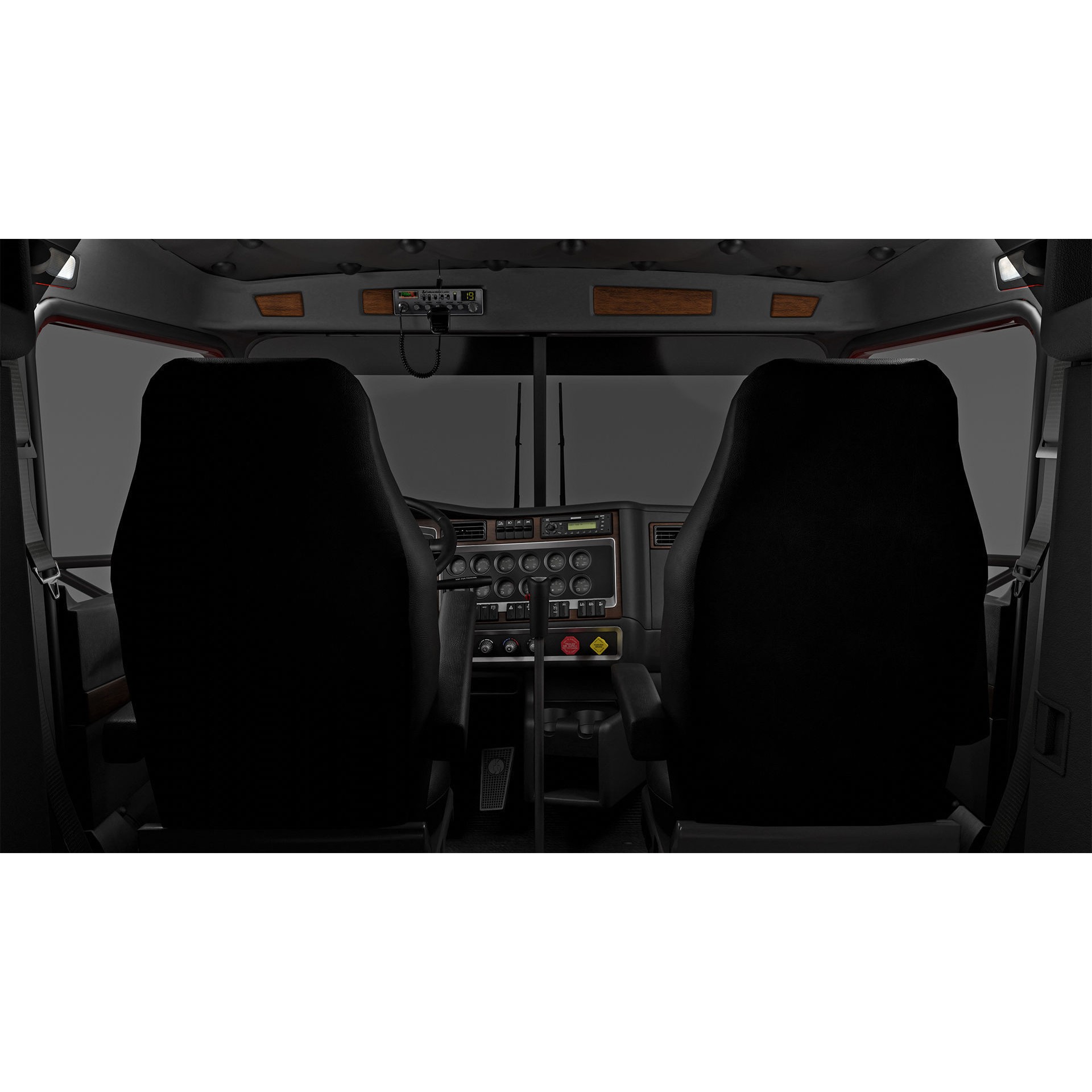 Kenworth T660 Semi Truck - Low-Poly Game-Ready 3D Model - View 3