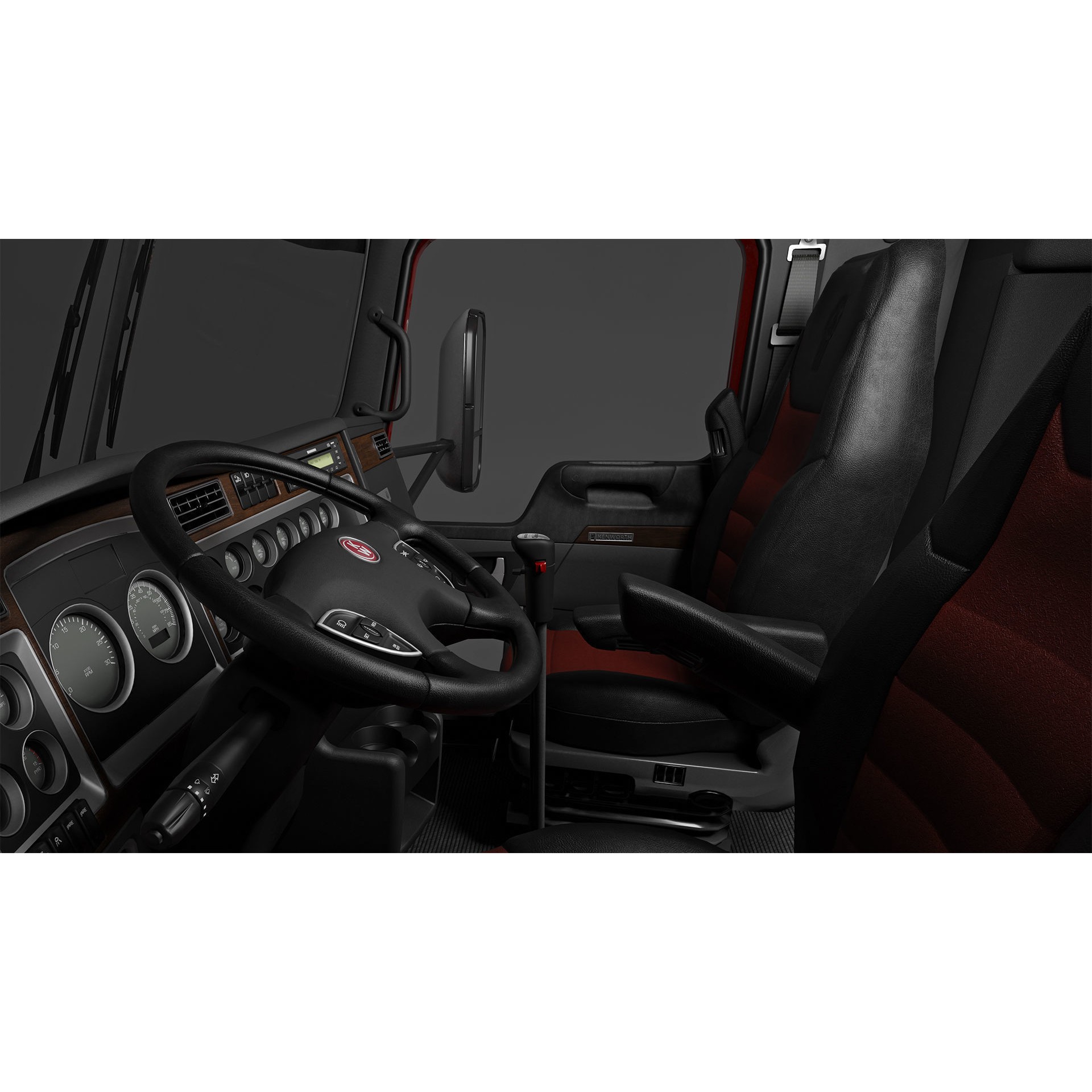 Kenworth T660 Semi Truck - Low-Poly Game-Ready 3D Model - View 7