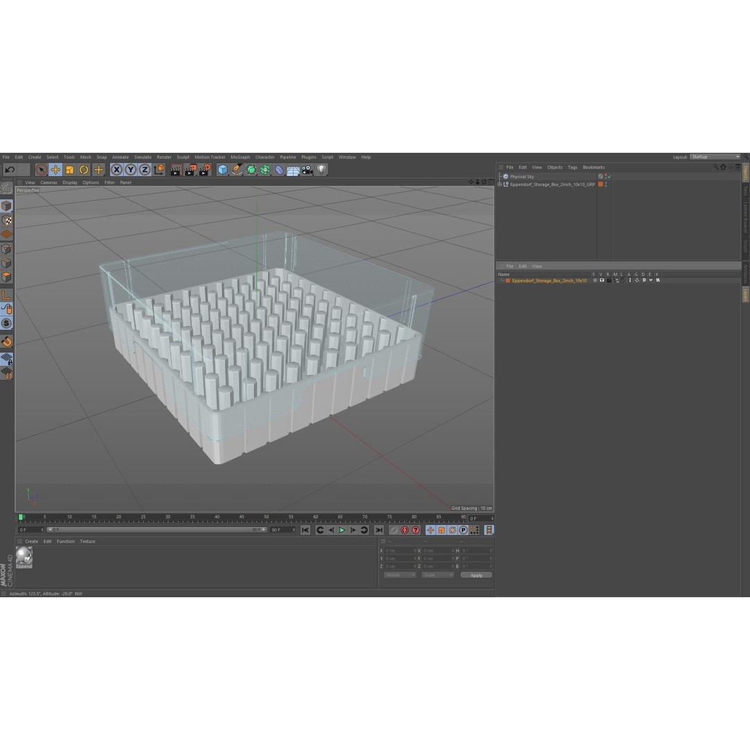 Eppendorf Storage Box 3D Model – Low Poly Medical Asset, FBX, OBJ - View 18