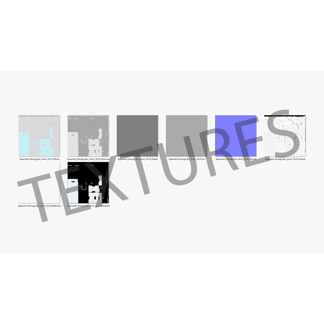 Eppendorf Storage Box 3D Model – Low Poly Medical Asset, FBX, OBJ - View 19