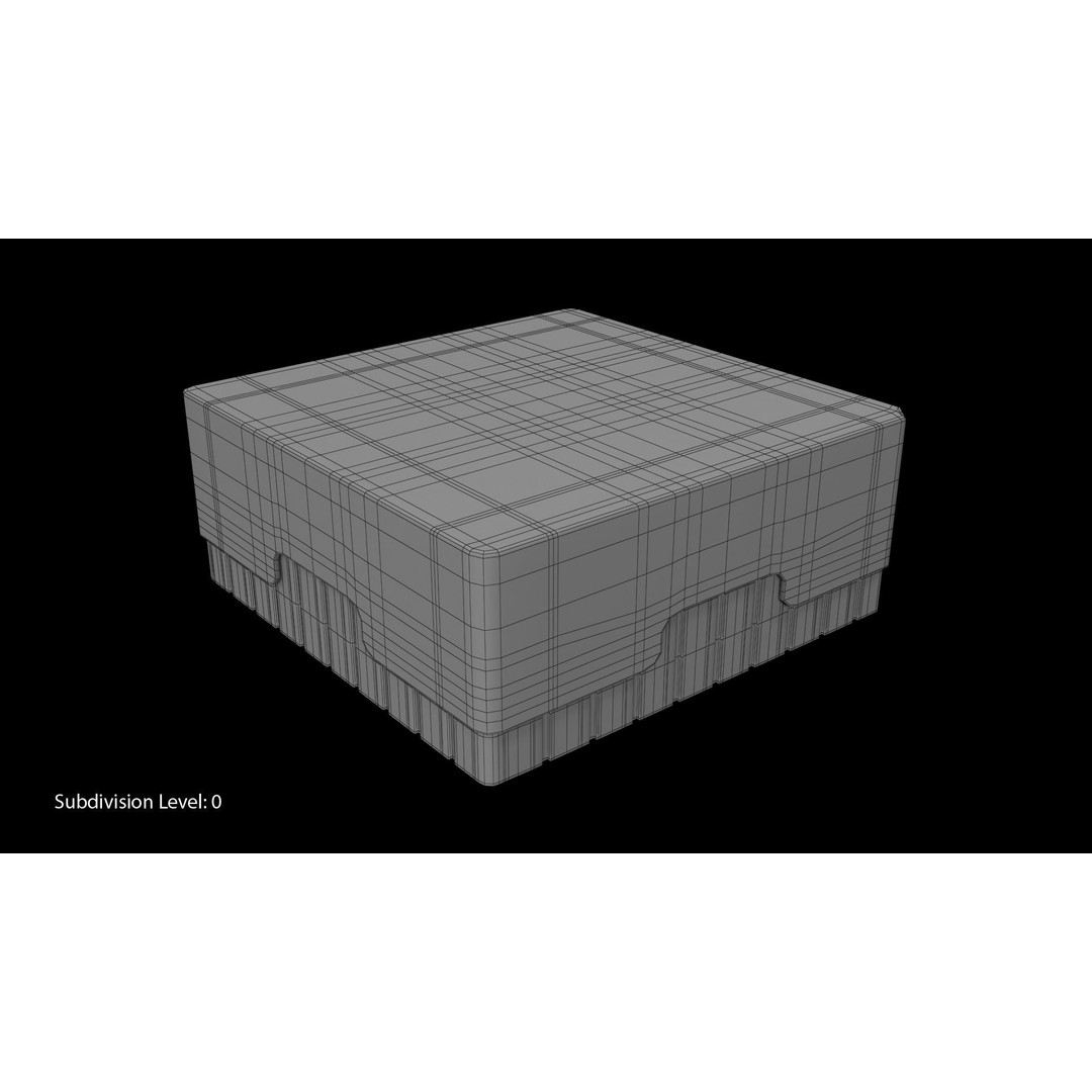 Eppendorf Storage Box 3D Model – Low Poly Medical Asset, FBX, OBJ - View 6