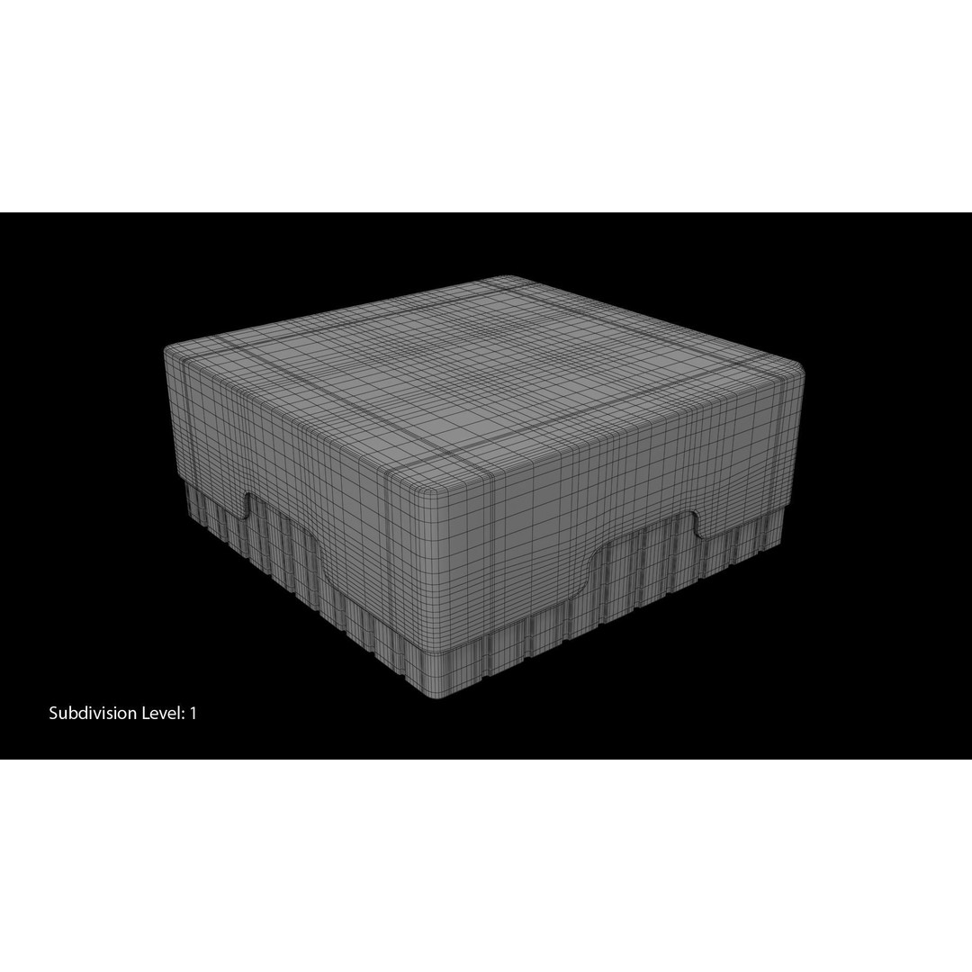 Eppendorf Storage Box 3D Model – Low Poly Medical Asset, FBX, OBJ - View 7