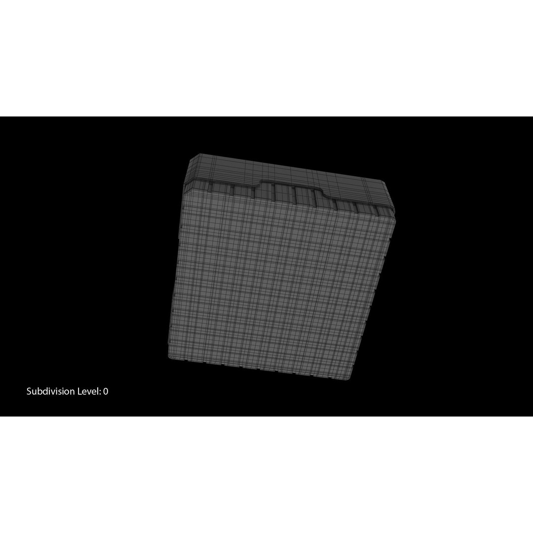 Eppendorf Storage Box 3D Model – Low Poly Medical Asset, FBX, OBJ - View 8
