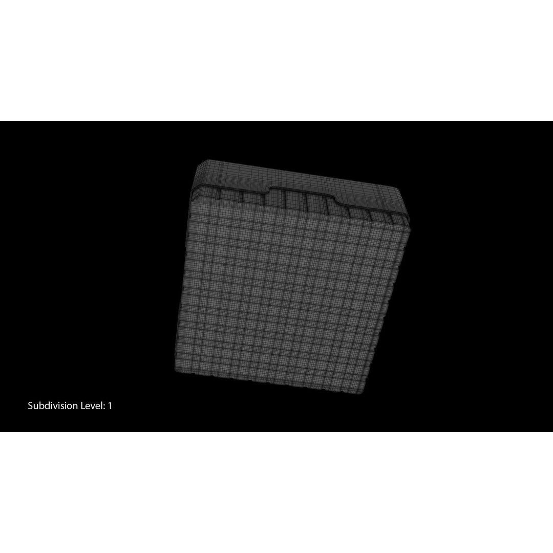 Eppendorf Storage Box 3D Model – Low Poly Medical Asset, FBX, OBJ - View 9
