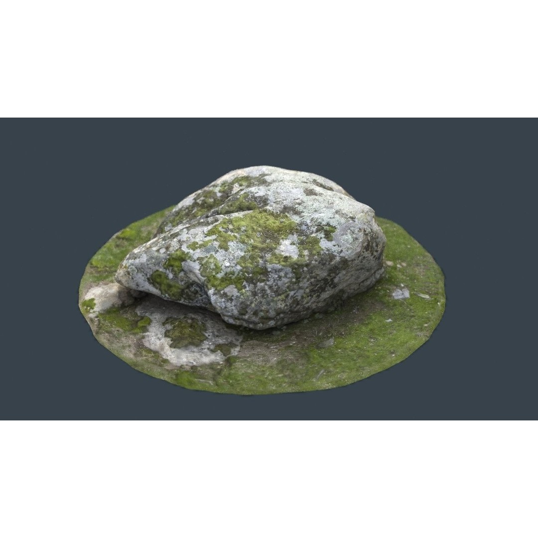 Rock 38 3D Model – Low Poly Landscape Asset, FBX, OBJ, Blender - View 15