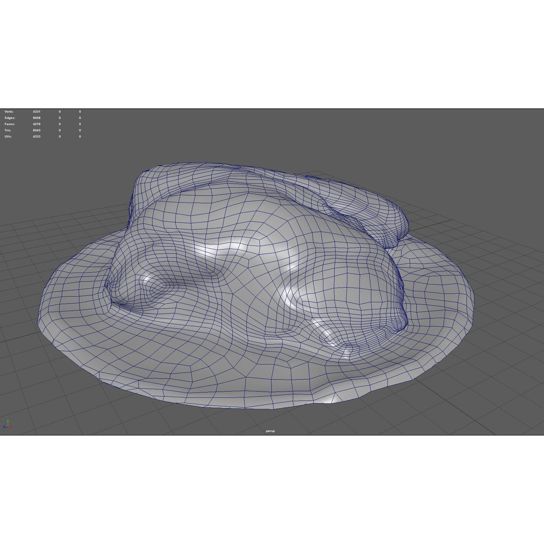 Rock 38 3D Model – Low Poly Landscape Asset, FBX, OBJ, Blender - View 5
