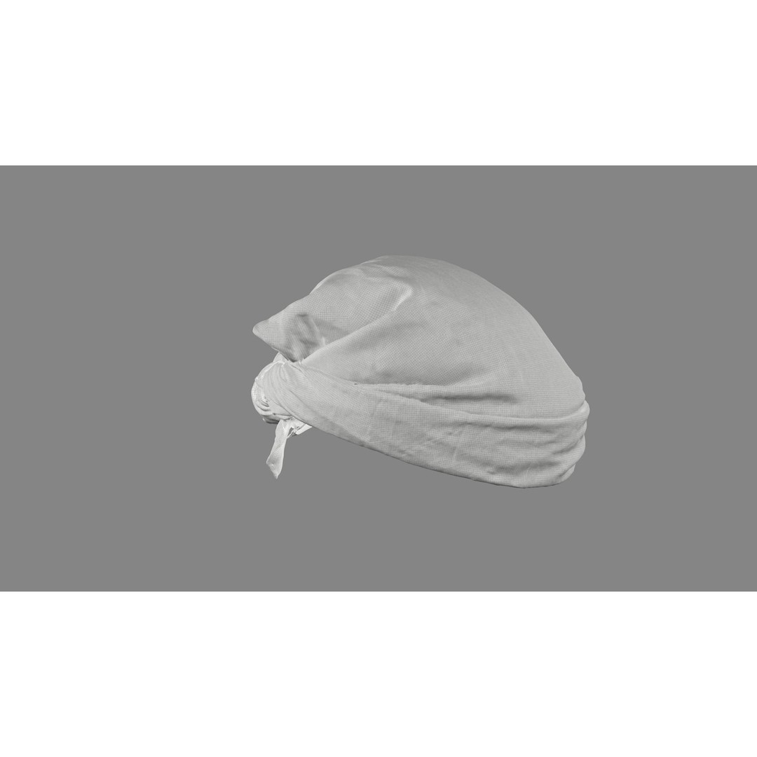 Scarf 3D Model – Fashion Accessory, PBR Textures, FBX - View 3