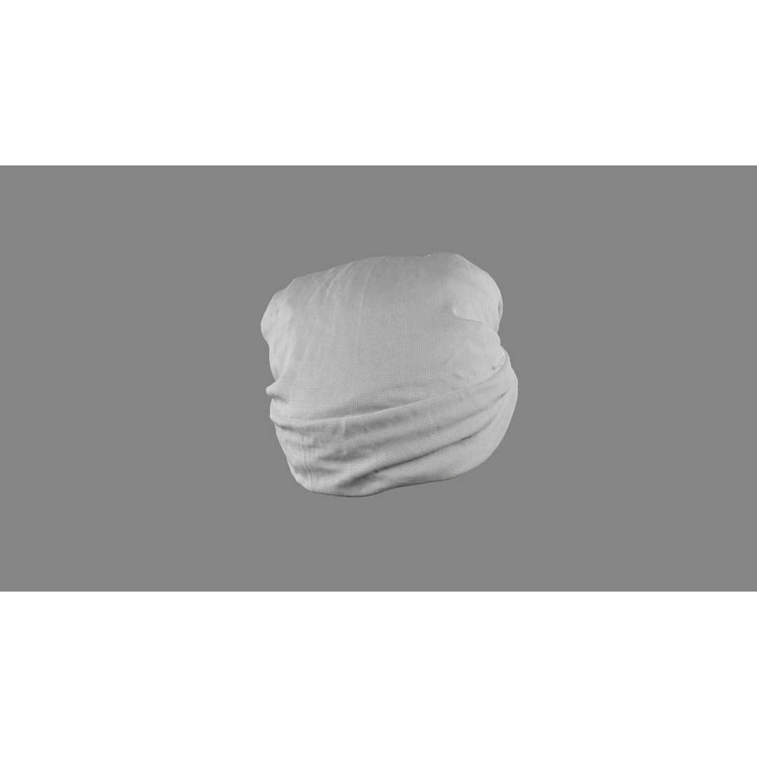Scarf 3D Model – Fashion Accessory, PBR Textures, FBX - View 4