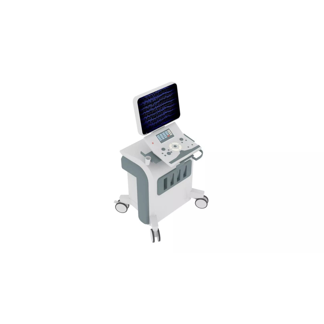 Medical Ultrasound Machine 3D Model – Textured Scene for Rendering - View 2