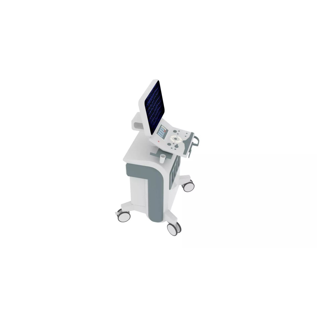Medical Ultrasound Machine 3D Model – Textured Scene for Rendering - View 3