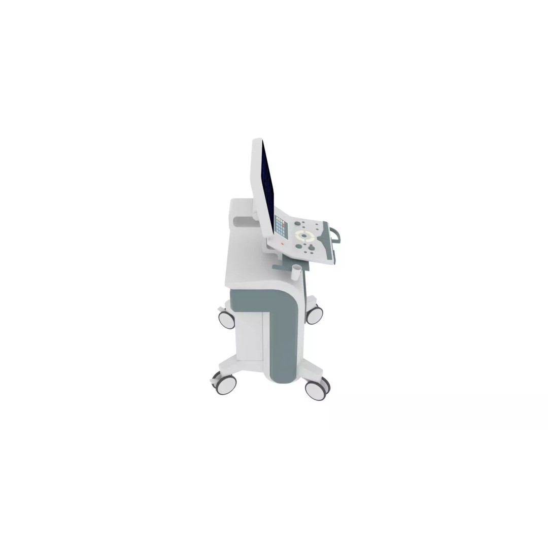 Medical Ultrasound Machine 3D Model – Textured Scene for Rendering - View 4