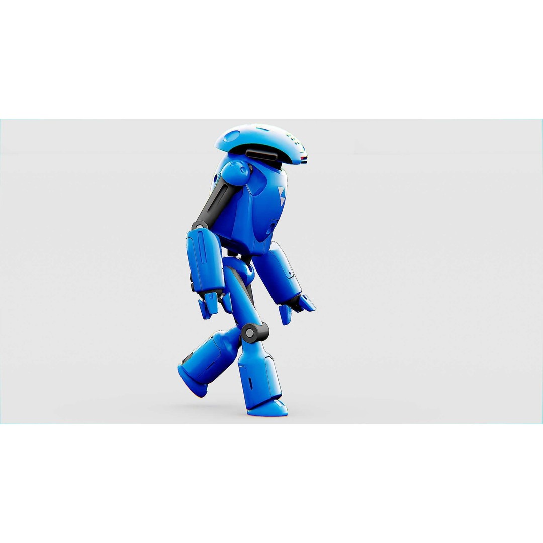 Utility Bot Sophie 3D Model – Rigged Sci-Fi Character for Games, FBX - View 15