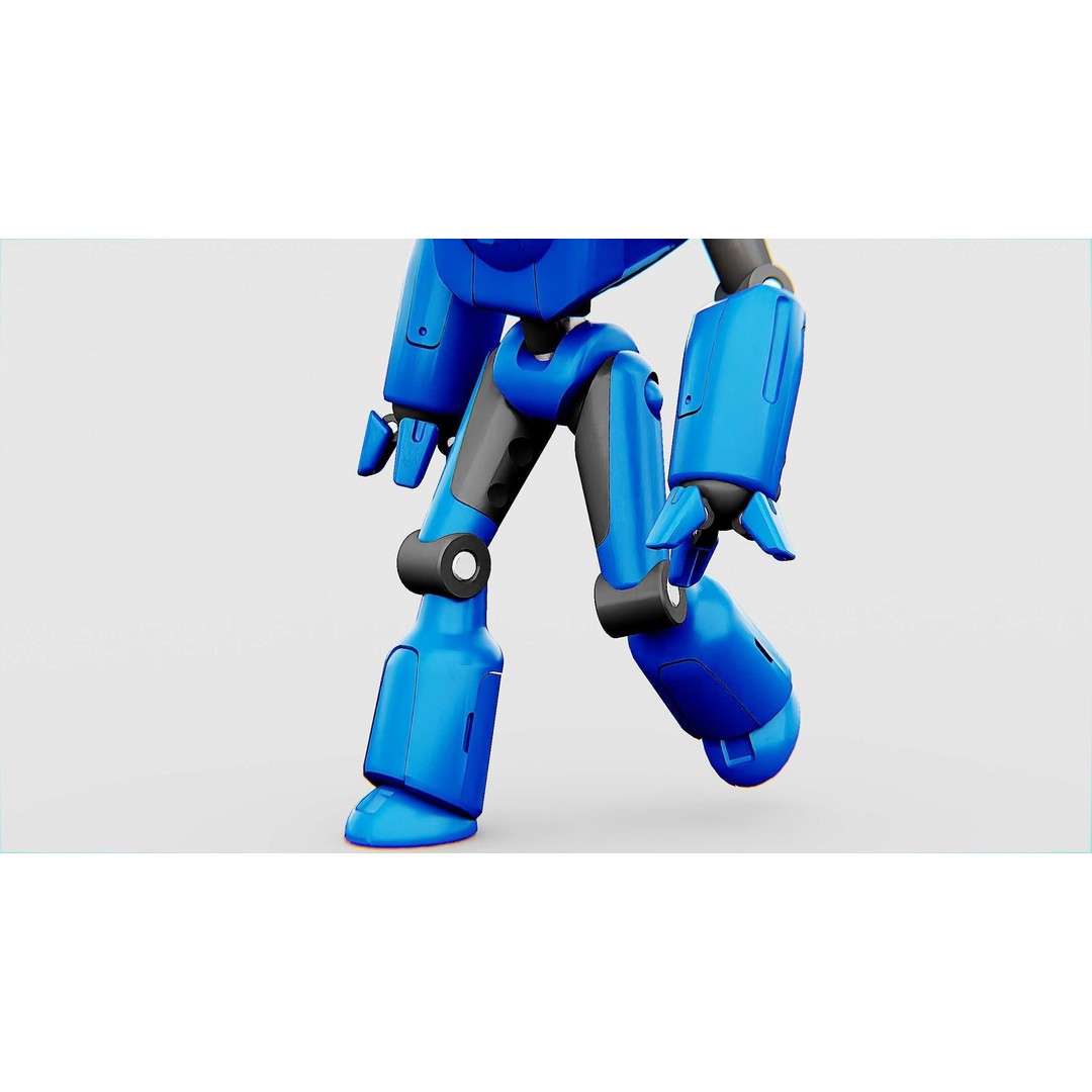 Utility Bot Sophie 3D Model – Rigged Sci-Fi Character for Games, FBX - View 23
