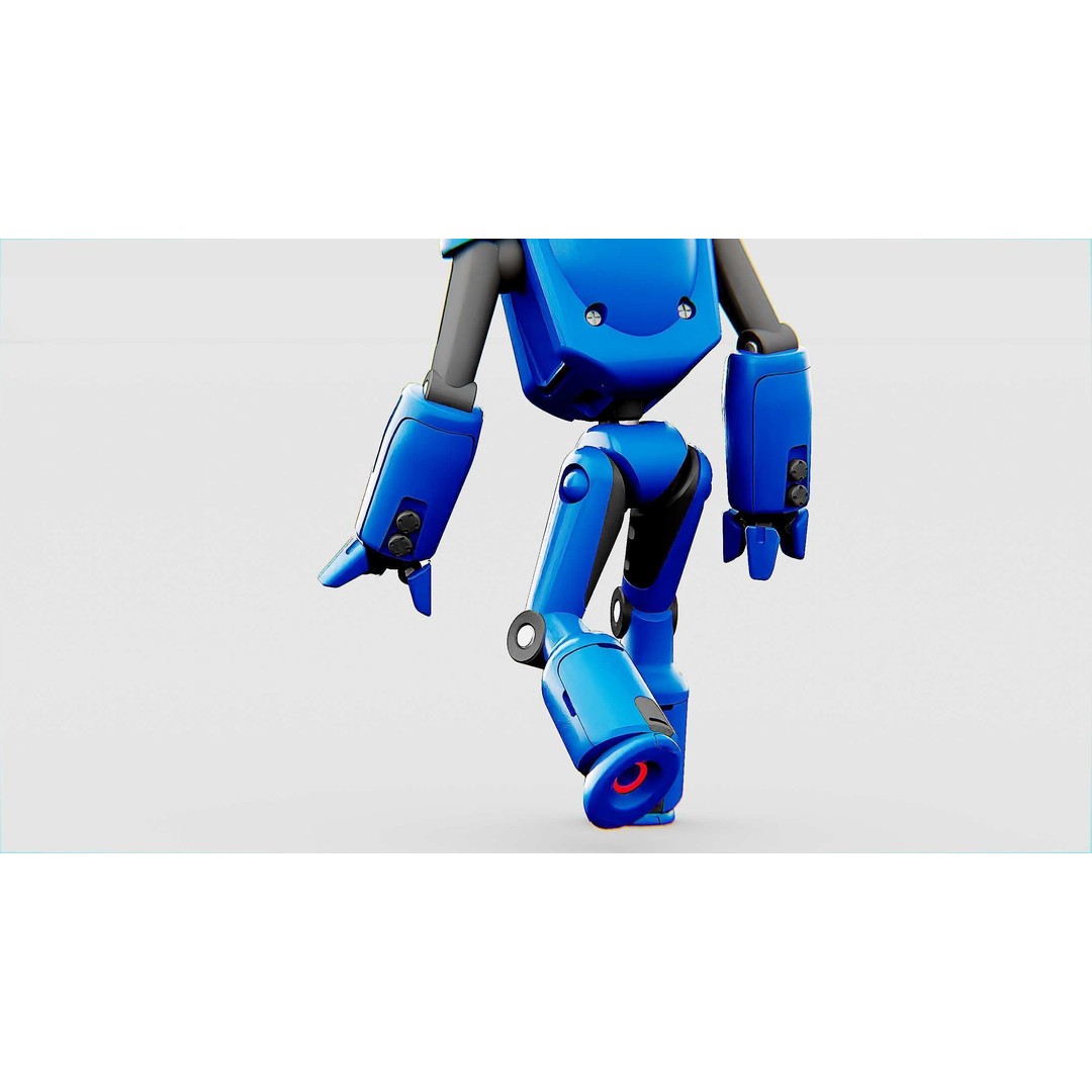 Utility Bot Sophie 3D Model – Rigged Sci-Fi Character for Games, FBX - View 24