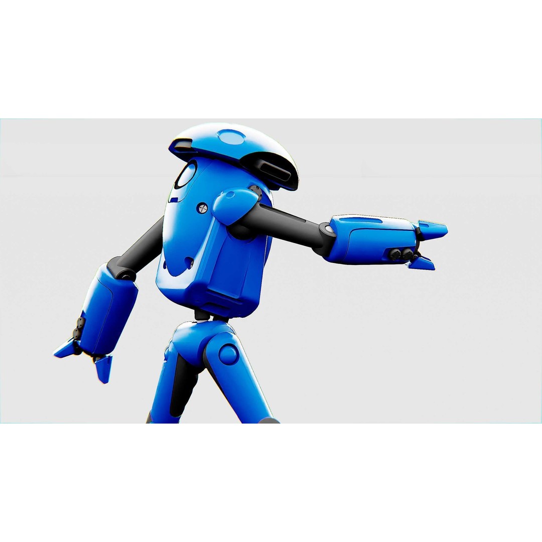 Utility Bot Sophie 3D Model – Rigged Sci-Fi Character for Games, FBX - View 32
