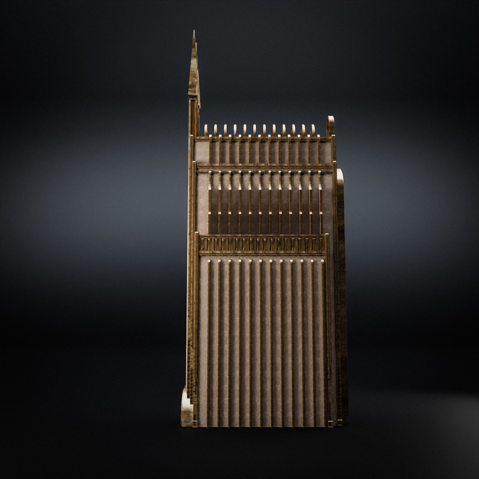 Grand Capital Building Set - Low-Poly Game-Ready 3D Model - View 34