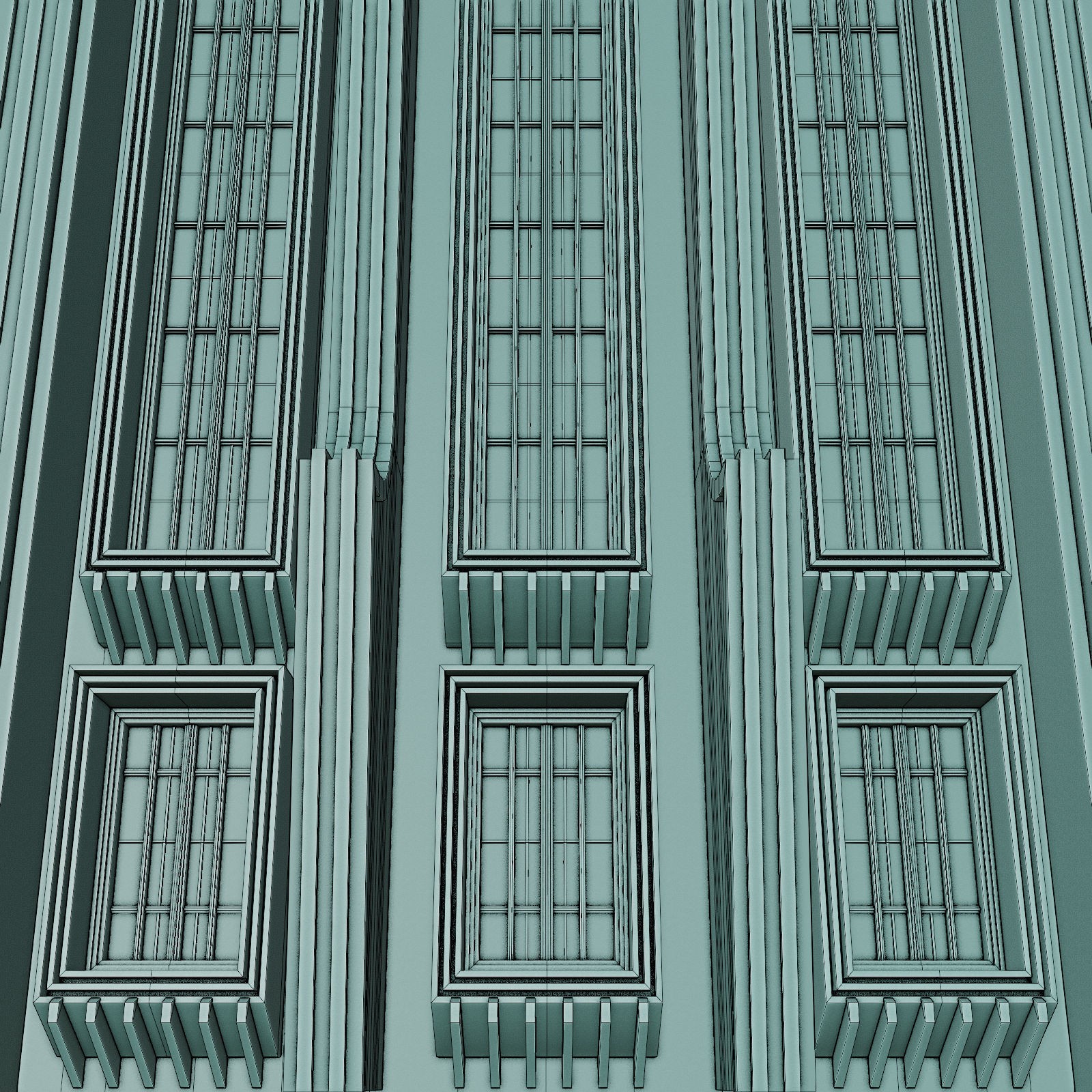 Grand Capital Building Set - Low-Poly Game-Ready 3D Model - View 66