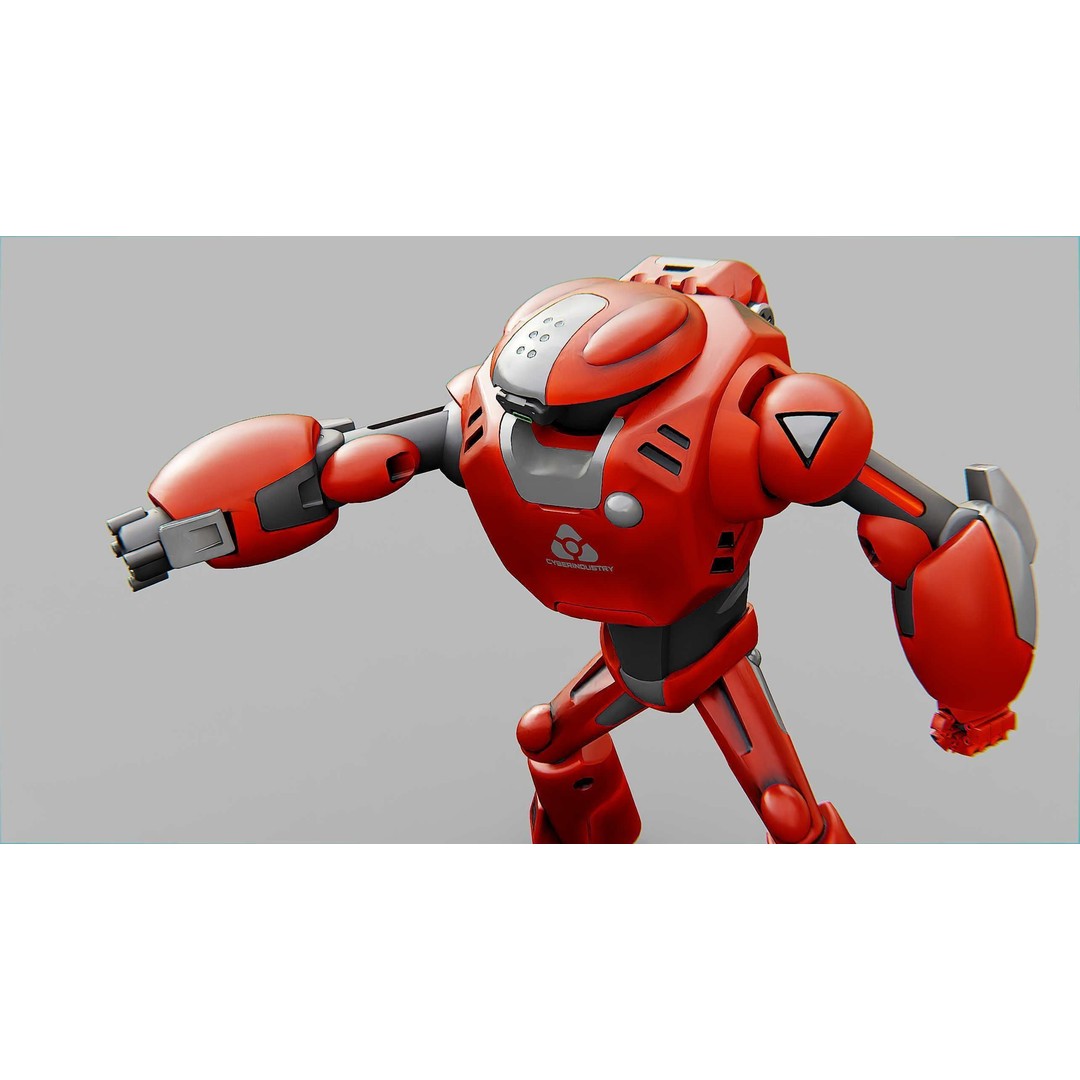 Battle Droid Xzeroni 3D Model – Rigged Sci-Fi Character, FBX, OBJ - View 19