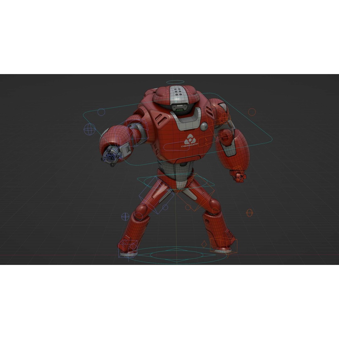 Battle Droid Xzeroni 3D Model – Rigged Sci-Fi Character, FBX, OBJ - View 38