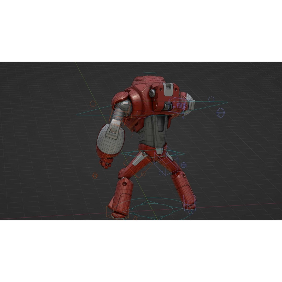 Battle Droid Xzeroni 3D Model – Rigged Sci-Fi Character, FBX, OBJ - View 39