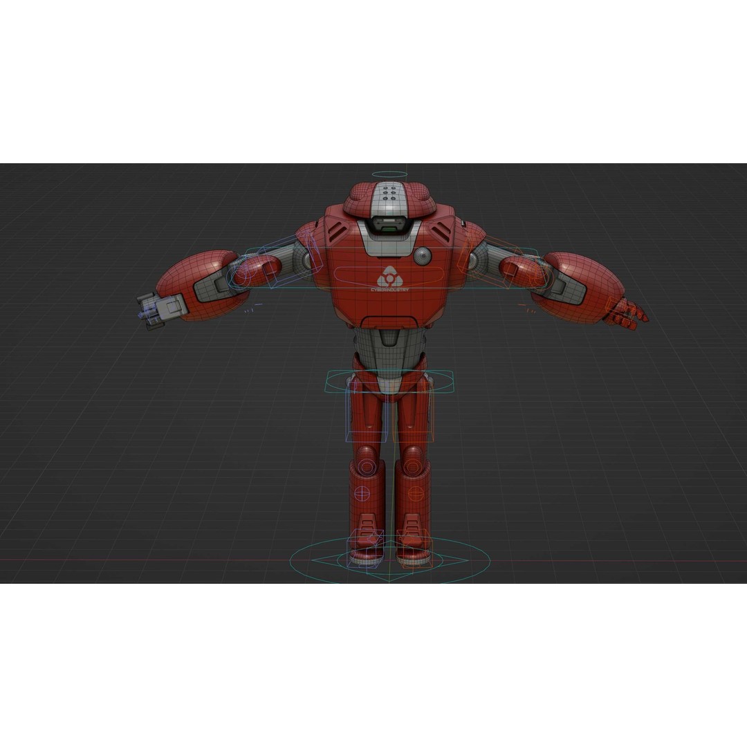 Battle Droid Xzeroni 3D Model – Rigged Sci-Fi Character, FBX, OBJ - View 40