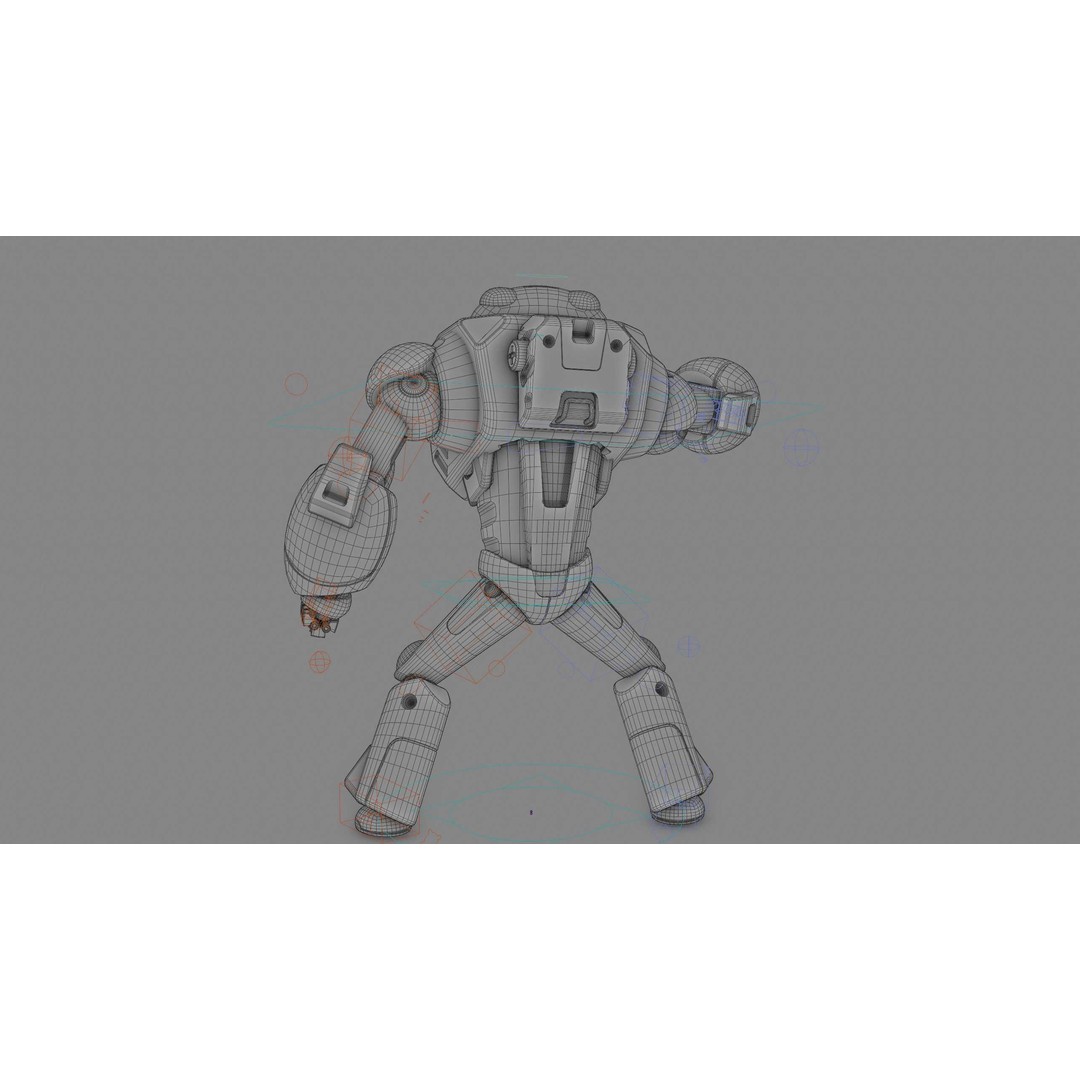 Battle Droid Xzeroni 3D Model – Rigged Sci-Fi Character, FBX, OBJ - View 42