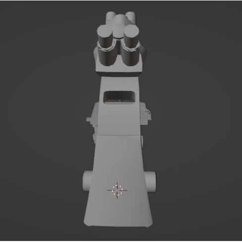 Microscope 3D Model – Low Poly PBR Asset, FBX