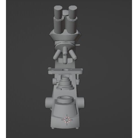 Microscope 3D Model – Low Poly PBR Asset, FBX - View 15