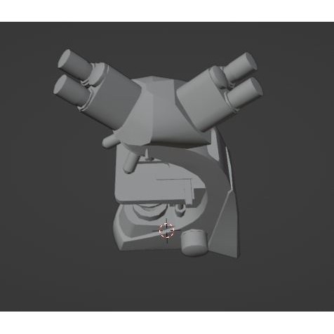 Microscope 3D Model – Low Poly PBR Asset, FBX - View 18