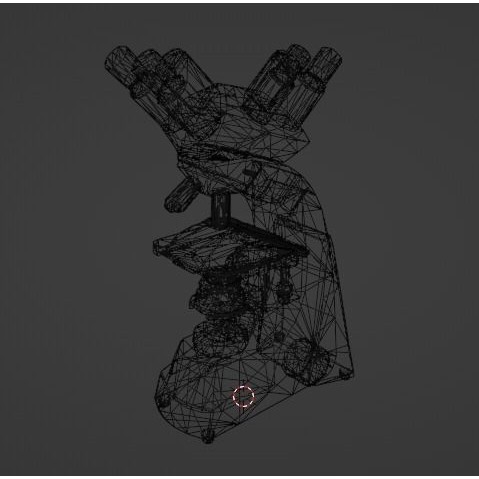 Microscope 3D Model – Low Poly PBR Asset, FBX - View 20