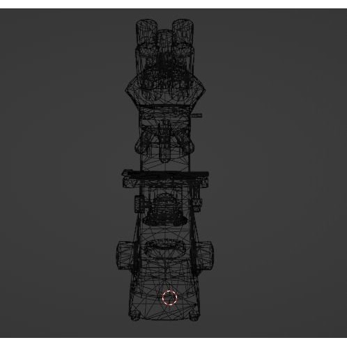 Microscope 3D Model – Low Poly PBR Asset, FBX - View 21