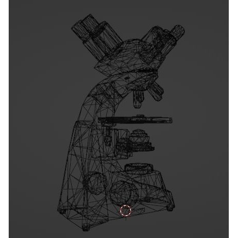 Microscope 3D Model – Low Poly PBR Asset, FBX - View 23