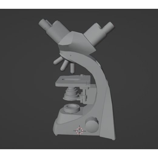 Microscope 3D Model – Low Poly PBR Asset, FBX - View 25
