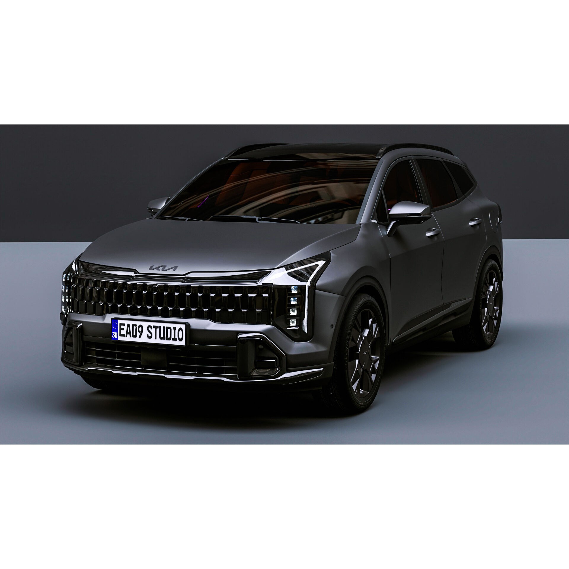 2026 Kia Sportage - High-Poly Game-Ready 3D Model - View 12
