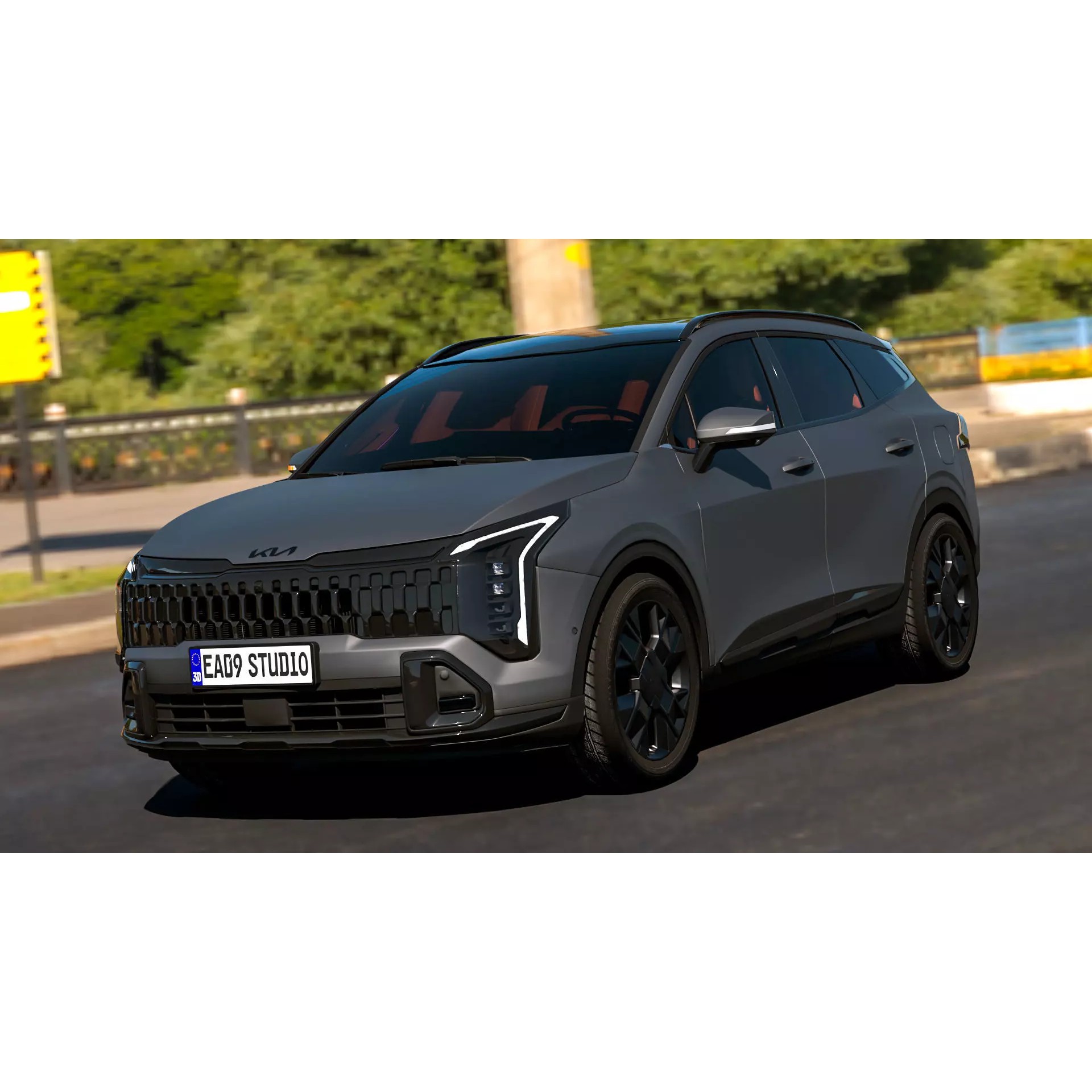 2026 Kia Sportage - High-Poly Game-Ready 3D Model - View 2